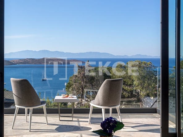 Bjv 00554 Panoramic Sea View Apartments For Sale In Bodrum Bitez Te