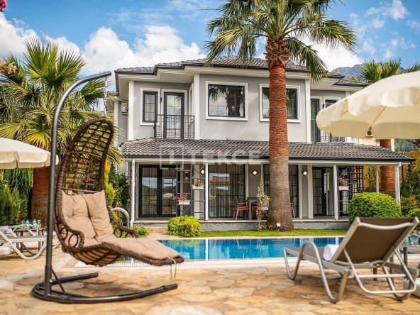 Bjv 00570 Detached 4 1 Home With Private Pool In Fethiye Mugla Te