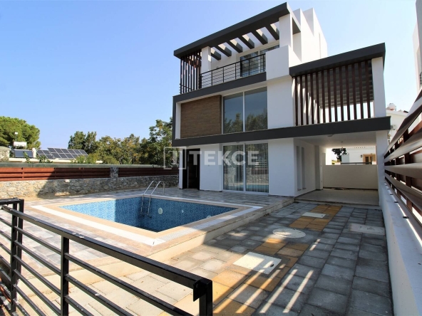 Ecn 00192 Triplex Detached Villas Near The Sea In North Cyprus Girne Te