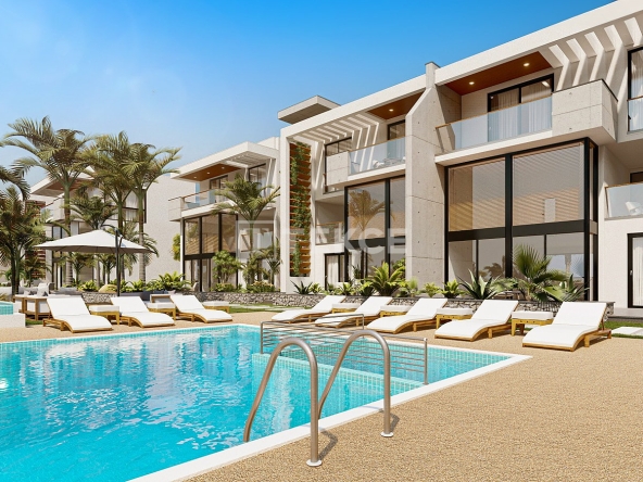 Ecn 00229 Apartments In Complex With Pools In North Cyprus Girne Te