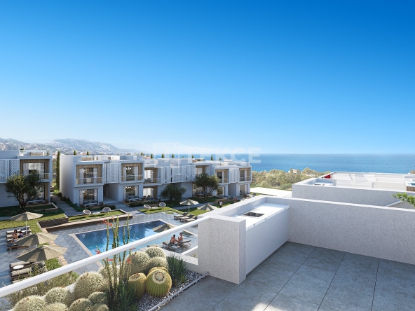 Ecn 00293 Sea View Apartments For Sale In A Complex In North Cyprus Te 70