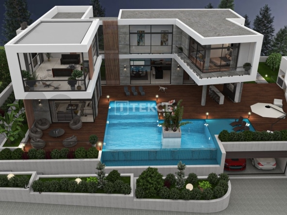 Ecn 00303 Property With Pool And Sea View In Northern Cyprus Girne Te