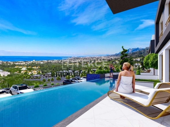 Ecn 00304 North Cyprus Apartments For Sale With Sea Views In Lapta Te 75
