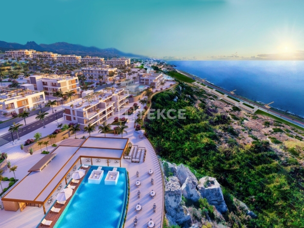 Ecn 00319 Unbloced Sea View Apartments For Sale In Girne Esentepe Te 45