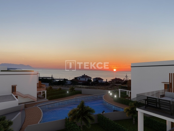 Ecn 00380 Panoramic Sea View Apartment In Girne Esentepe Te
