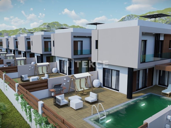 Ecn 00391 Semi Detached Villas With Private Pools In Iskele North Cyprus Te
