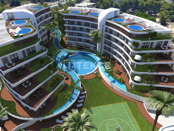 Ecn 00405 Flats For Sale In A Hotel Concept Complex In Girne Te 45