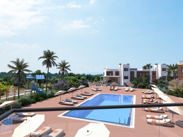 Ecn 00458 2 Bedroom Apartments With Sea View In North Cyprus Girne Te 15