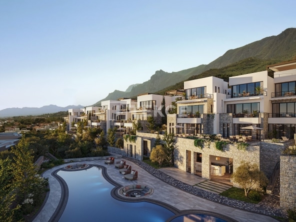 Ecn 00473 Apartments For Sale With Panoramic Sea View In Alsancak Girne Te