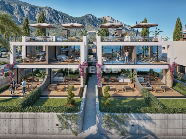 Ecn 00480 Apartments For Sale In Lapta North Cyprus In A Complex With Pool Te