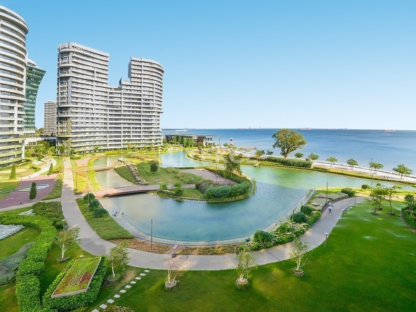 Ist 00115 Flats In Luxury Seafront Complex In Istanbul Bakirkoy Te