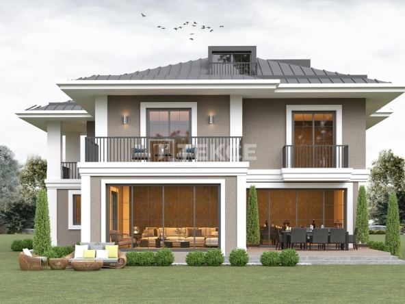 Ist 01358 Stylish Semi Detached Houses For Sale In Eyupsultan Istanbul Te
