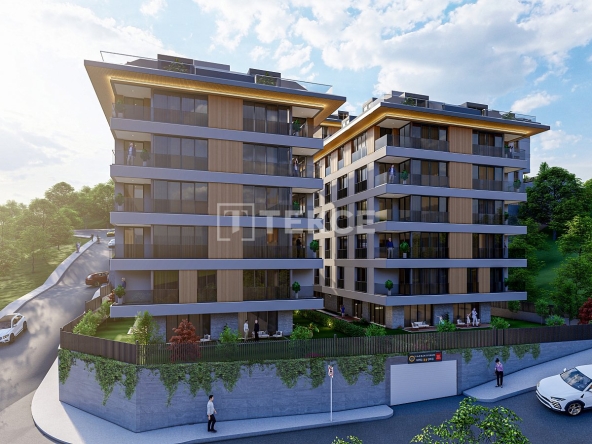 Ist 01456 Apartments In A Secured Complex With Pool In Uskudar Istanbul Te