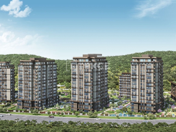 Ist 01545 Flats In A Horizontal Architecture Project In Istanbul Te