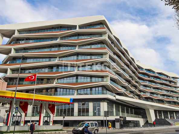 Ist 01630 Apartment With A Balcony In A Project In Beyoglu Istanbul Te