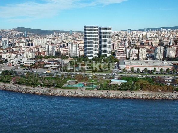 Ist 01678 Sea View Apartments For Sale Near Marmaray In Kartal Istanbul Te 84