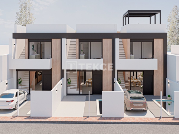 Rmu 00243 Modern Townhouses With Private Pools In San Pedro Del Pinatar Te