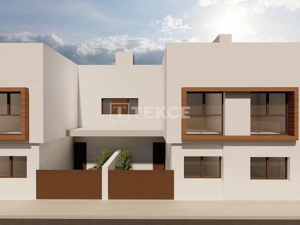 Rmu 00255 Semi Detached Houses With Private Pool In Murcia Te