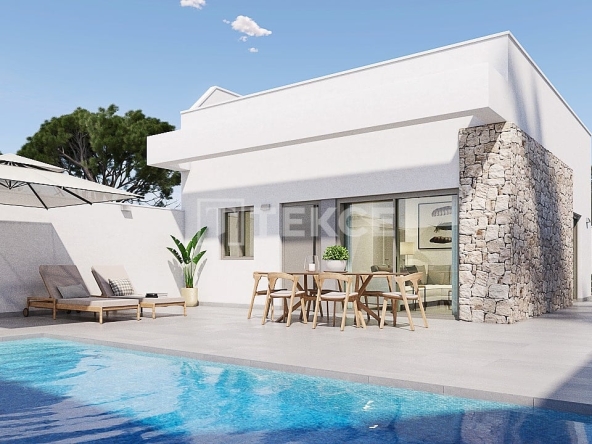 Rmu 00265 One Level Homes With Solarium In Sucina Murcia Te