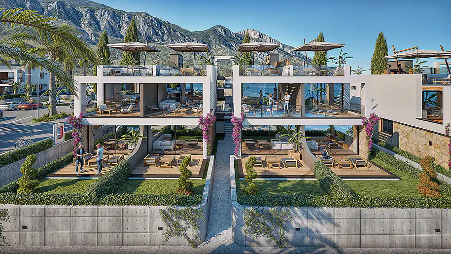 ecn 00480 apartments for sale in lapta north cyprus in a complex with pool te.webp