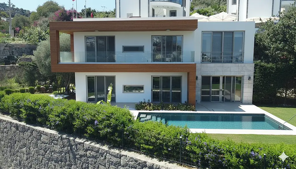 bjv 00629 sea view villa with private pool for sale in bodrum te.webp